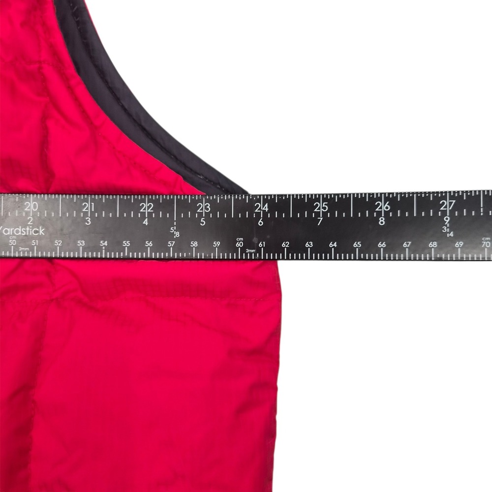 Lands End Reversible Goose Down Puffer Vest Red Gray Womens XL 18-20 Regular - Picture 5 of 6